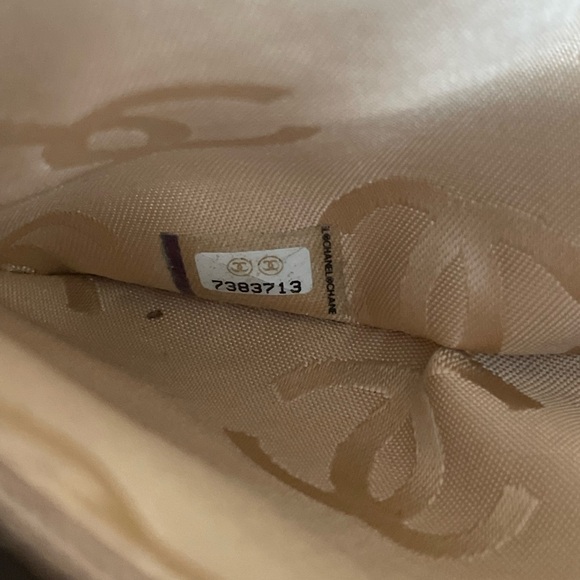 Vintage Chanel Caviar CC Wood Chain Hobo Beige - Picture 10 of 10